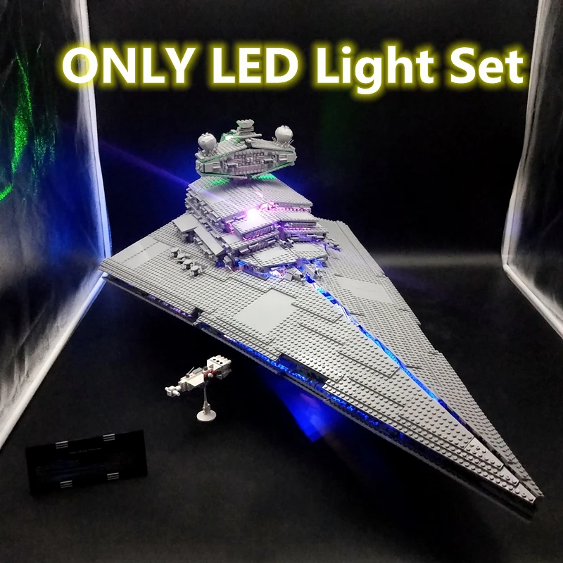 Auf Lager RC LED-Licht-Set für kompatibel mit Lego 10030 05027 Imperial Star Destroyer Bausteine Blöcke Zubehör Image