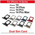 Dual Sim Tray Für iPhone 14 Pro Max 14PLUS 14Pro 5G SIM Karte Halter Slot Ersatz Teile 6.1/6 7 zoll