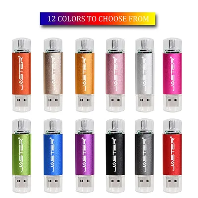 Micro USB Flash Drive 64GB kostenlos Schlüssel anhänger Pen Drive 32GB TYPE-C Adapter Geschenke Image