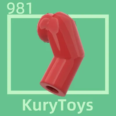 Kury Toys DIY MOC für 981 # 10 Stück Bausteinteile für Karosserieteil-Arm, links Image