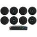 JBL CSA 280Z 2 x 80w Commercial 70v Amplifier+(8) Black 5.25 Ceiling Speakers