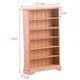 1pc 1/12 Puppenhaus Bücherregal Miniatur Schrank TV Buch Kuchen Nachttisch Schrank Regal Modell