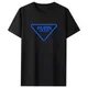 Luxus-T-Shirt für Männer Designer Paris Print Kurzarm 100% Baumwolle T-Shirts Jungen Sommer Tops