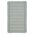 capel Rugs Boathouse Bordered Reversible Handmade Braided Rugs Blue 8 x 11 Reversible Handmade 8 x 10 Accent Bohemian & Eclectic Casual