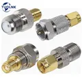 SMA zu F Typ Koaxial stecker F zu SMA Kabel Gender Changer Stecker zu Buchse Koaxial Adapter Kit für