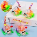 1-5 stücke aufwickeln transparente Mini-Flugzeug Spielzeug Kinder pädagogische interaktive Gleiten