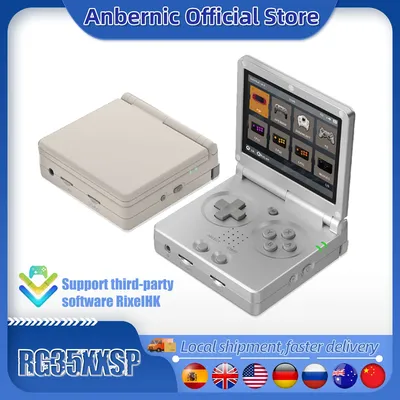 ANBERNIC RG35XXSP 3,5'' IPS Bildschirm Flip Handheld Konsole Linux System HDMI-kompatibel TV Ausgang Image