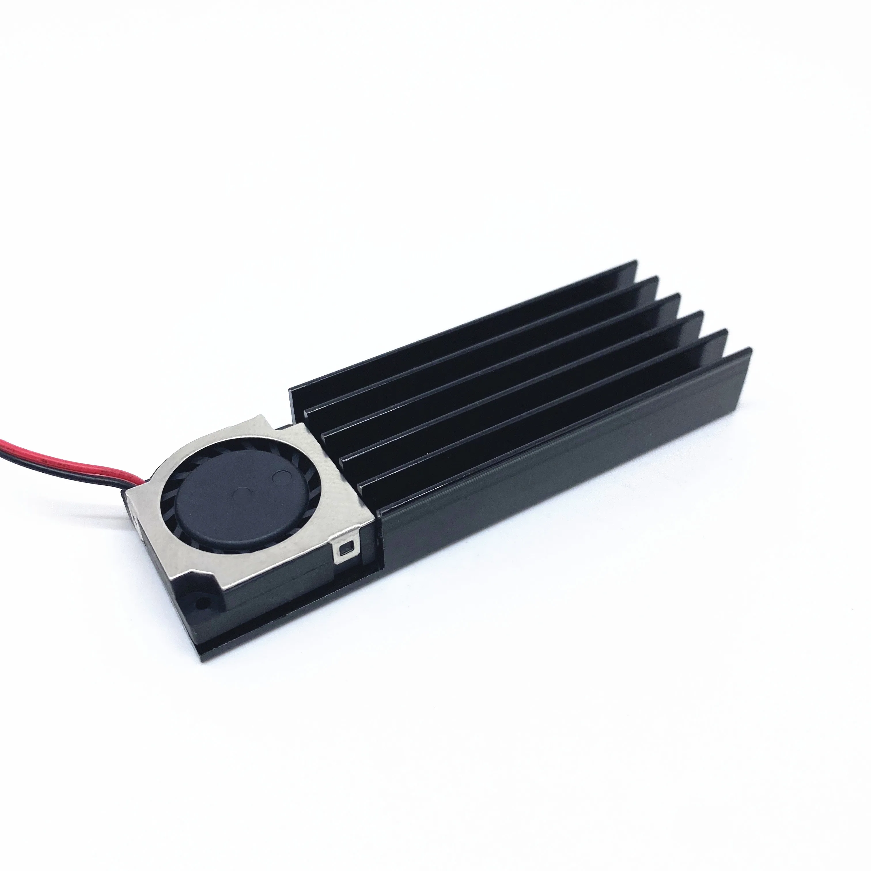 M.2 SSD Festplatte Kühlkörper mit Lüfter Thermal Pad 70 x 22 x 10 mm Laptop Festplatte SSD Aluminium Fin Nvme 512 Image