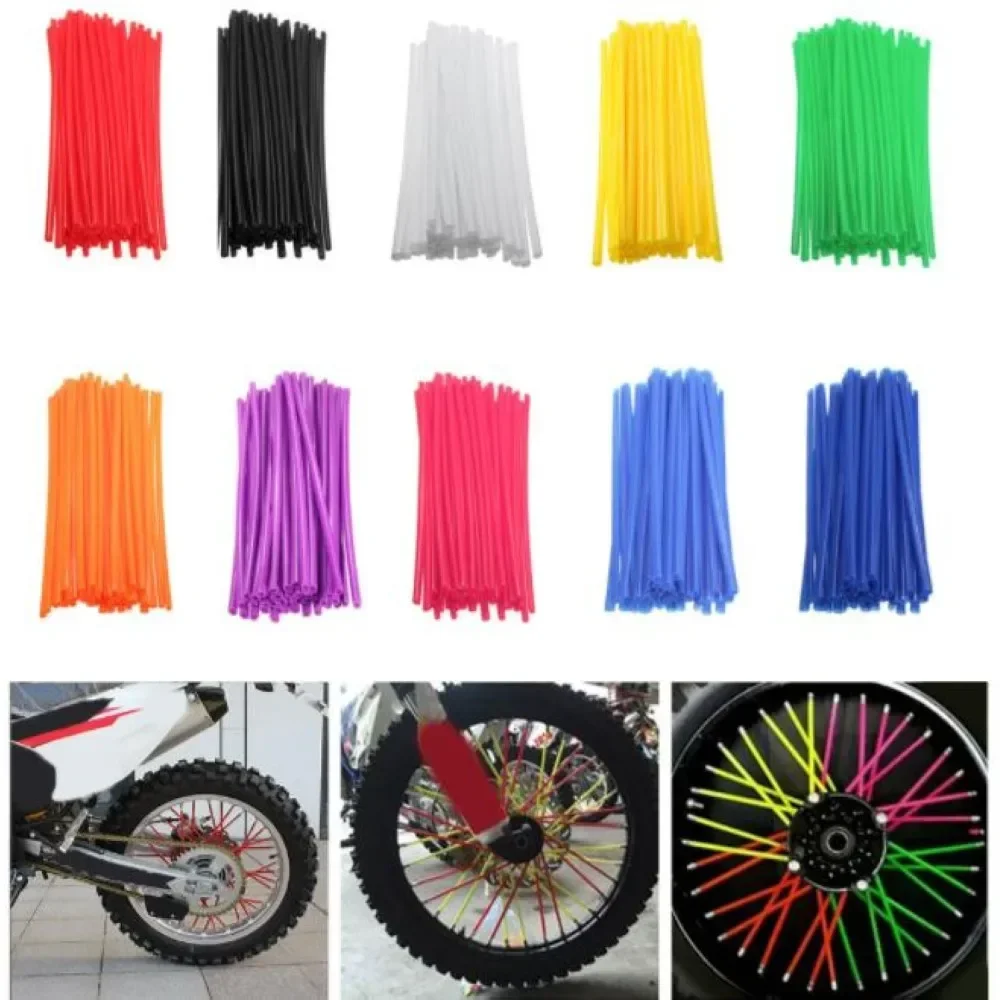 Motor fiets 36 pcs velg Speichen Wrap Kit Haut abdeckung voor mx Motocross Dirt Pit Bike Enduro Supermoto Honda Suzuki Image