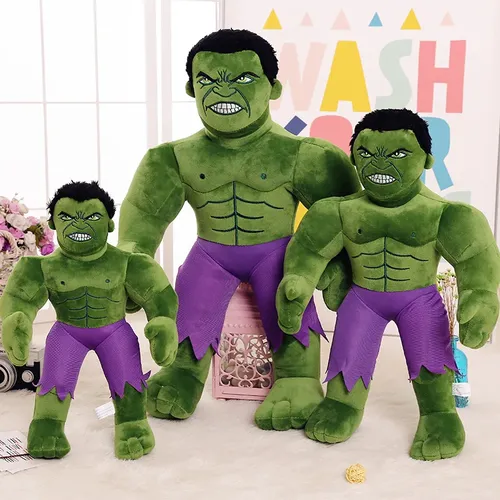 30/45/65cm Disney Hulk Plüschtiere die Avengers Cartoon Puppe weiches Kissen Plüsch tier Stofftiere