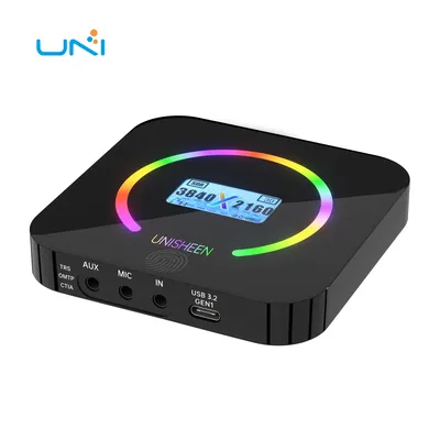 Unisheen-Spiel Streaming-Ausrüstung Live-Übertragung 2160p obs vmix 4k 60fps Loopout HDMI-Video-Capture-Karte Box ps5 Grabber Dongle Image