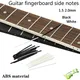 10 teile/satz ABS Weiß Schwarz Gitarre Griffbrett Seite Sound Spalte Gitarre Zubehör DIY Material