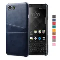 Luxus Retro PU Leder Abdeckung Für BlackBerry Keyone Coque Karte Slots Brieftasche Telefon Fall Für