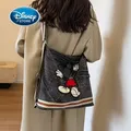 Disney Stickerei zurück Schatten Mickey Frauen tasche Mode Dame Umhängetasche große Kapazität