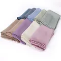 Premium-Satin Chiffon Hijab Falten Schal Crinkle Schal Für Frauen Muslimischen Hijabs Islam Frauen