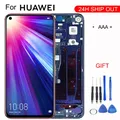 Display für Huawei Nova 5 T LCD Display Touch Screen mit Rahmen Ersatz auf für Nova 5 t 5 t YAL-L21