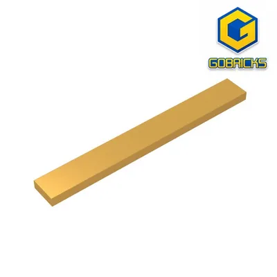 Gobricks 10PCS Platte Ziegel Partikel 4162 1x8 Kompatibel Baut Für Bausteine Teile Pädagogisches Image