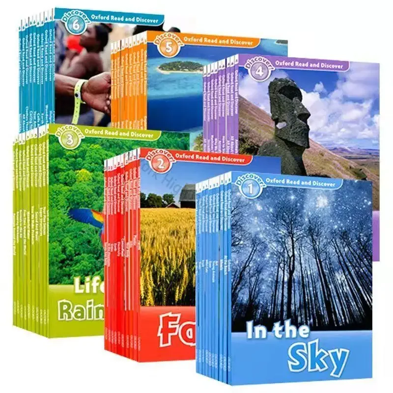 Oxford lesen und entdecken Level 1-6 in Englisch lesen lernen helfen Kind, Geschichte Bilder bücher für Kinder zu lesen Image