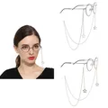 Mode Frauen Stern Anhänger Brillen Ketten Lanyard Sonnenbrille Lesebrille Kette Brillen Kordel
