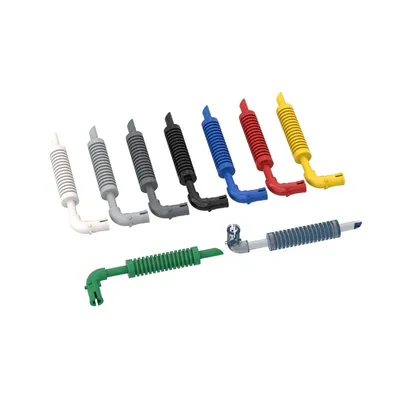 10Pcs MOC Teile 14682 Auspuffrohr Kompatibel Bricks DIY Assmble Bausteine Partikel Kind Puzzle Image
