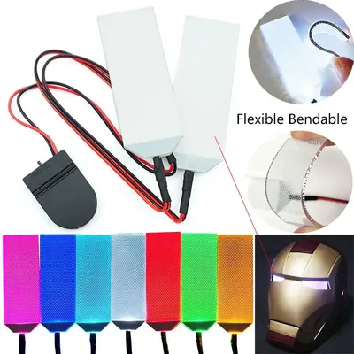 Cosplay Led Augen Flexible Biegsamen Diy Für Halloween Diffuse Ausstellung Mann Maske Auge Licht Image