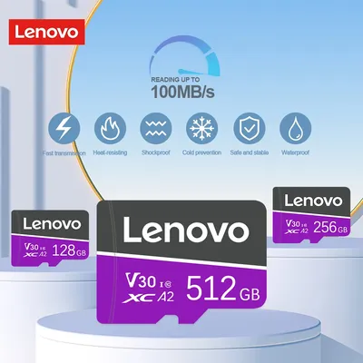 Lenovo Extreme 128GB 1TB Micro-TF/SD-Karte 256GB SSD Klasse 10 Hochgeschwindigkeits-A1-TF-Karte