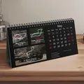 Der f1 Tisch kalender Desktop-Kalender einfache Planung Tages plan Planer Twin-Wire-Bindung