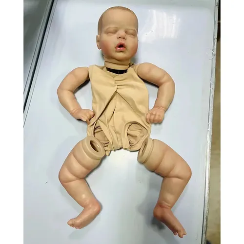 22 Zoll wieder geborene Puppe Kit Alexis bereits gemalt Kit lebensechte 3D Hautton Soft Touch Puppe