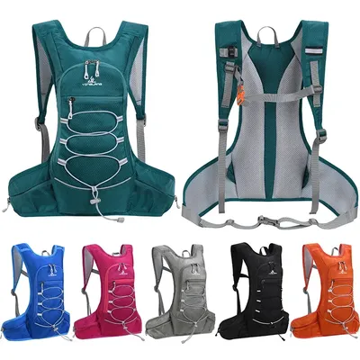 Fahrrad Rucksack Fahrradrucksack Wasserdicht Wassersack Speicher Knapsack Wandern Tagespaket Laufend Joggen Hydration Blasenrucksack Langlauf Bergsteigen Schütteln verhindern Ultraleicht Atmungsaktiv