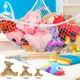 Mesh Net Spielzeug Hängematte Corner Kuscheltiere Kinder Baby Hängende Lagerung Veranstalter