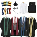 Kinder Cosplay Umhang Kleidung magische Robe Hemd Rock Schal Hogwarts Porter Robe Hermione Malfoy