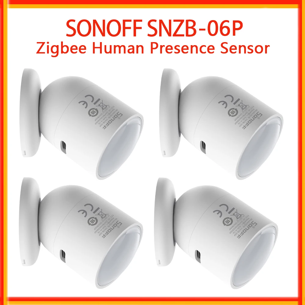 SONOFF SNZB-06P Zigbee-Anwesenheitssensor für Menschen, 5,8 GHz, Mikrowellenradarerkennung, Zigbee 3.0, kompatibel mit lokalen Smart Scene IFTTT HA Image