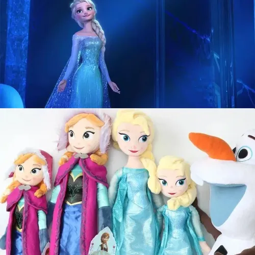 40-50 cm gefroren Anna Elsa Puppen Schnee königin Prinzessin Anna Elsa Puppe Spielzeug gefüllt
