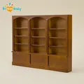 1/12 Puppenhaus Modell Möbel Zubehör schwarz Walnuss Kaffees chrank Side board Miniaturen Vitrine