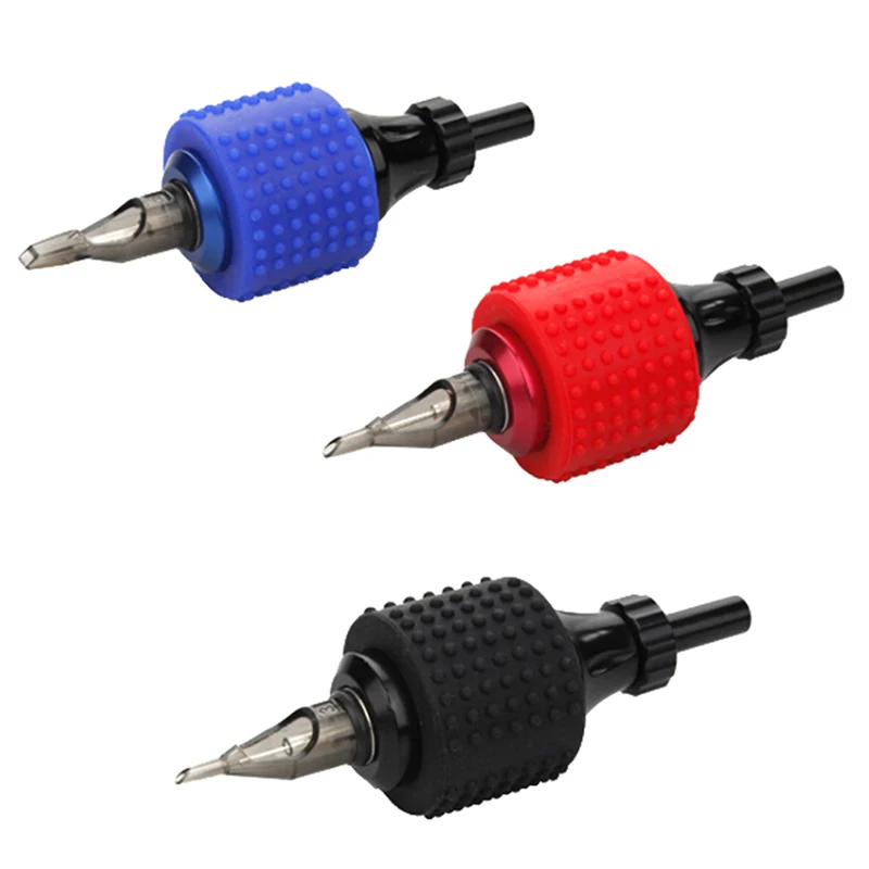 Anti Slip Silikon Tattoo Grip Abdeckung Rutschfestigkeit Hand Abdeckung Tattoo Stift Grip Abdeckung Tattoo Maschine Liefert Mithelfer Image