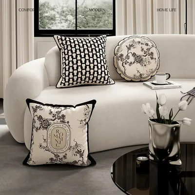 Luxus-Samt-Kissen bezüge, Quadratischer Einwurf-Kissen-Fall, super weich, dekorativ, Sofa, Couch, Schlafzimmer, Auto-Dekor, französisches Land Image