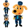 Sheriff Labrador Plüsch Puppe Spielzeug Cartoon Baby Bus Sheriff Labrador ausgestopfte Puppe Anime