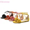 Neue Sommer Verkäufe Süße Orange Gelb Frauen Casual Sandalen Komfortable Rosa Dame Strand Schuhe HS28 Plus Große Kleine Größe 10 31 43 52