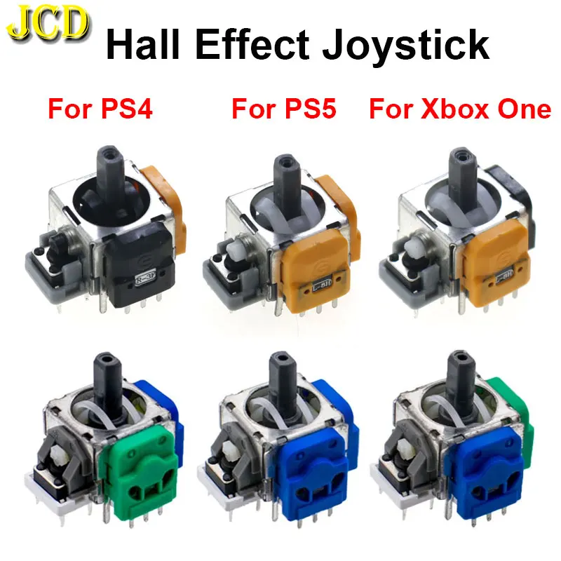 JCD 1 Stück 3D Analog Stick Sensor Potentiometer Modul Hall Effect Rocker Joystick für PS4 PS5 Xbox One Controller Image