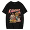 2024 Kurzarm Kleidung Kanye West T-Shirt Männer Frauen Kleidung Männer Hip Hop Fans Streetwear Top