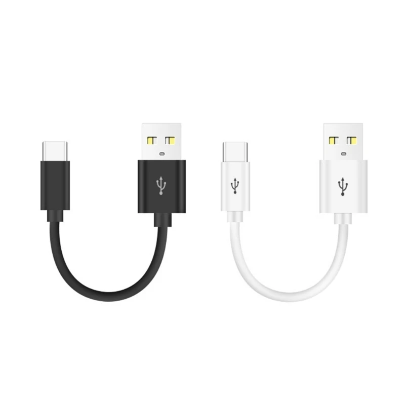 USB Typ C Kabel 10/20cm kurze Schnell ladung für Samsung Xiaomi Huawei Android Phone Sync Datenkabel USB Adapter Kabel Image