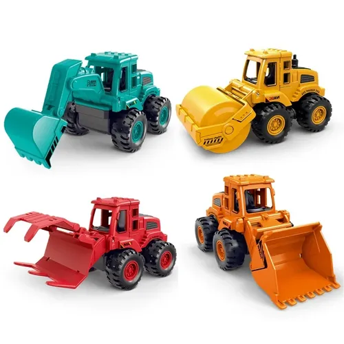 Kinder technik Fahrzeug Spielzeug Bau Bagger Traktor Bulldozer Feuerwehr auto Modelle Kinder