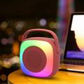 Bluetooth Colorful Streamer Speaker Outdoor Portable Wireless Bluetooth Speaker High Power Shock Subwoofer 360 Surround Sound Hifi Speaker Support USB And FM