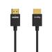 SmallRig Upgraded Ultra Thin HDMI Cable 35cm/1.15Ft (A to A) 4K Hyper Super Flexible Slim Cord High Speed Supports 3D 4K@60Hz Ethernet ARC Type-A Male to Male for Camera Monitor Gimbal - 2956B