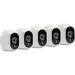 Open Box Arlo Wireless 5 Camera Kit Security System Night vision HD VMB3000 - White