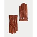 Autograph Mens Leather Gloves - M - Tan, Tan,Black