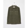 Fatface Mens Corduroy Utility Overshirt - XSREG - Green, Green