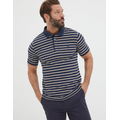 Mens Organic Cotton Stripe Polo