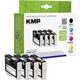 KMP Ink replaced Epson T0711, T0712, T0713, T0714 Compatible Set Black, Cyan, Magenta, Yellow E107V 1607,4005