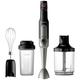 Philips Viva HR2652/90 Hand-held blender 800 W with mixing jar, with blender attachment, Whisk attachment, stepless speed control Black, Stainless steel